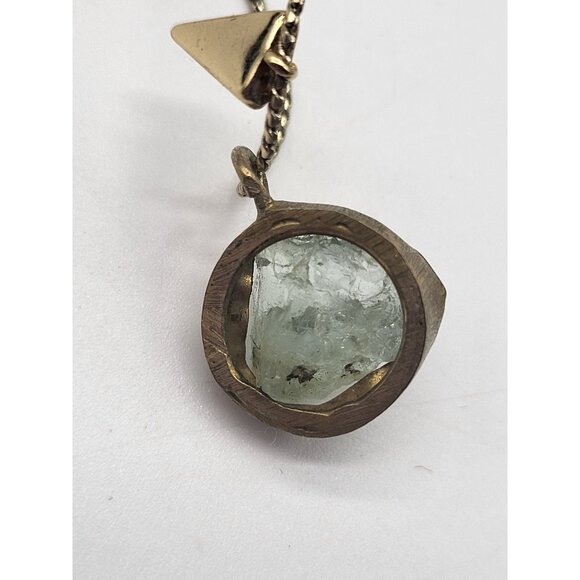 Luna Norte Necklace Gemstone Gold Plated - Picture 4 of 7